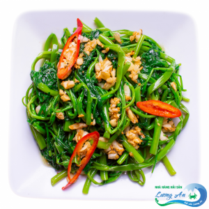Rau muống xào tỏi